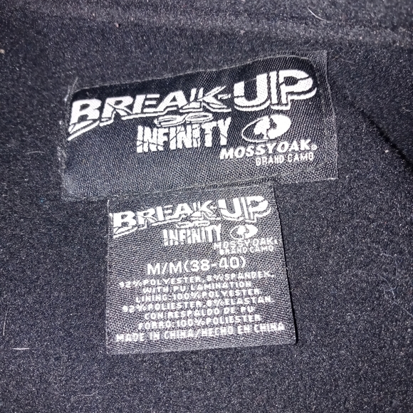 Break up Mossy Oak Camo Jacket Men's M - Picture 10 of 10
